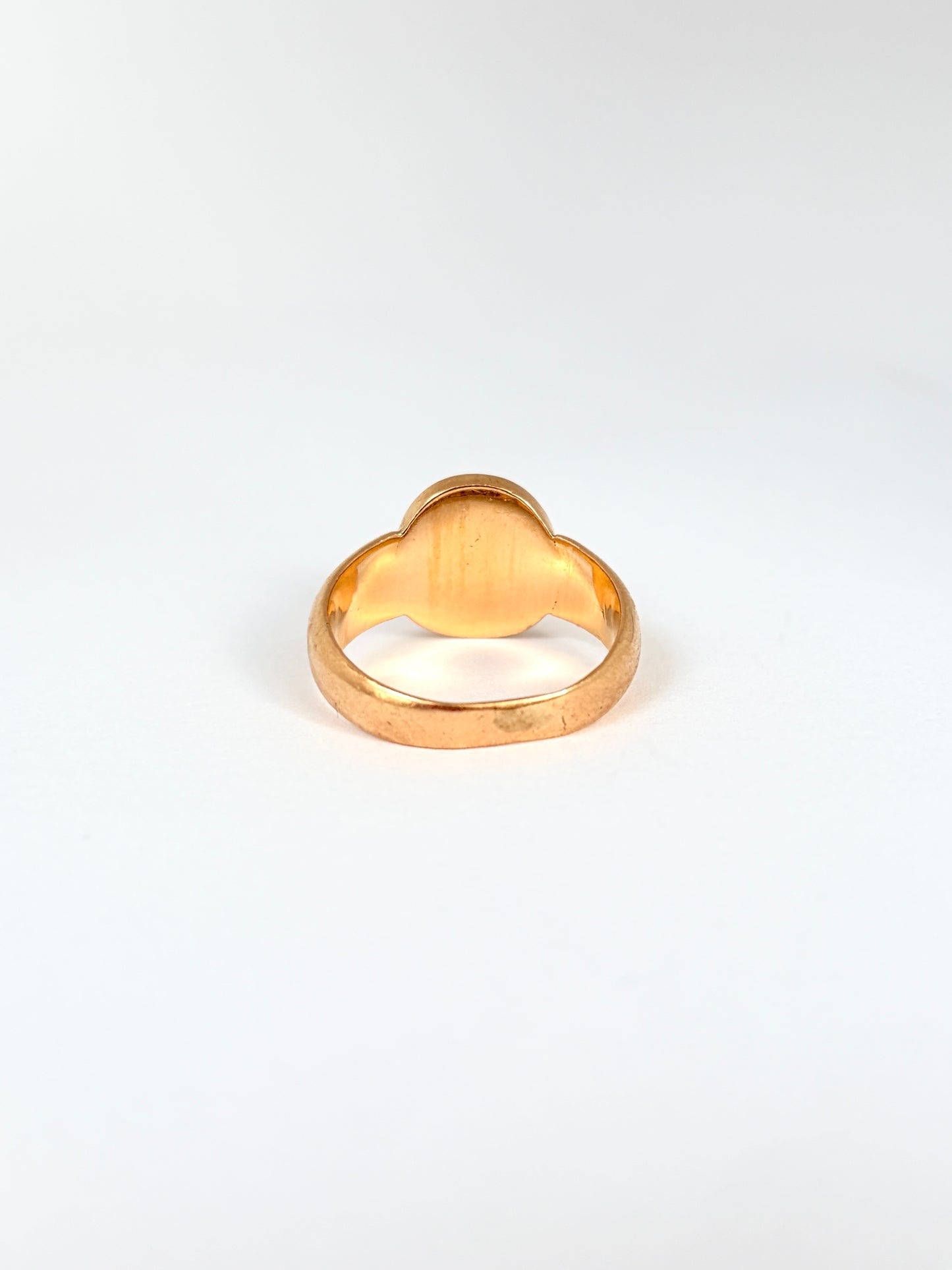 Vintage, 18ct Gold Pharaoh Signet Ring, Hallmarked 18ct Gold, 7.24g