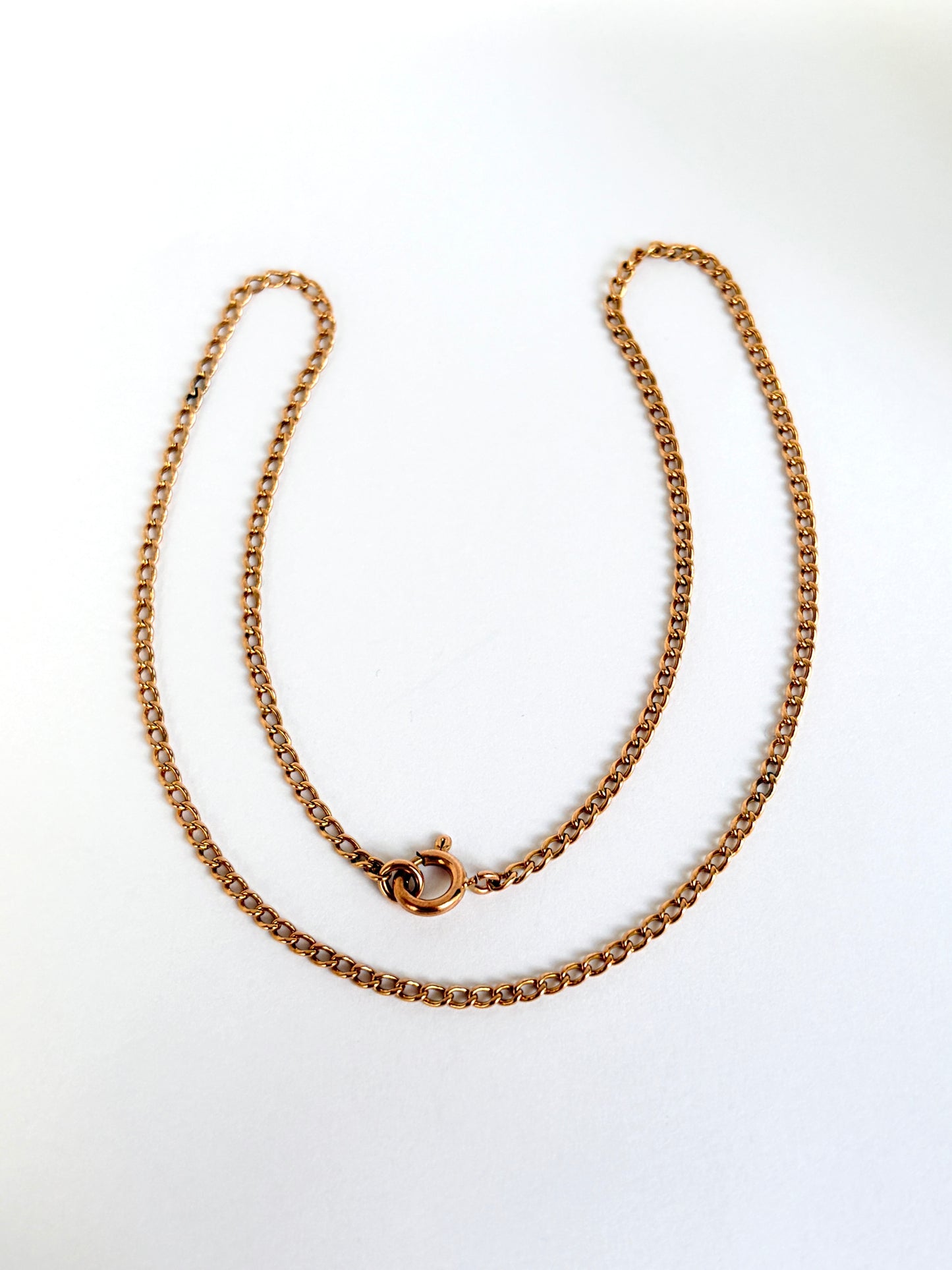 15ct Gold Vintage Chain, 15 inches long, 4.88g