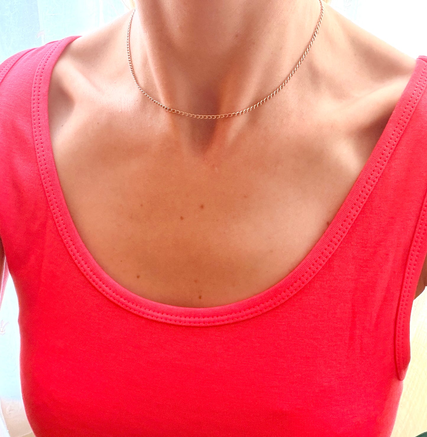 15ct Gold Vintage Chain, 15 inches long, 4.88g