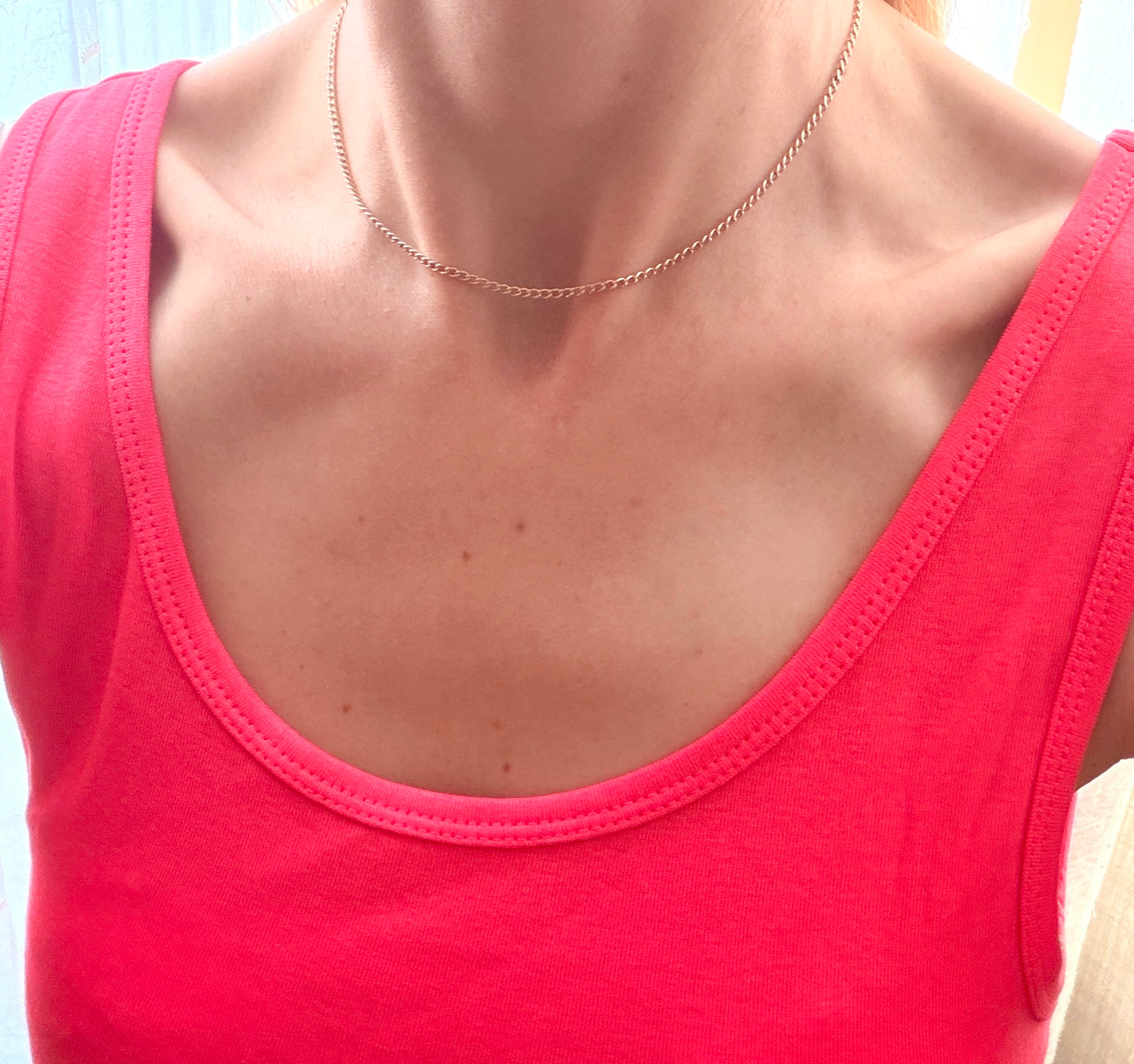 15ct Gold Vintage Chain, 15 inches long, 4.88g