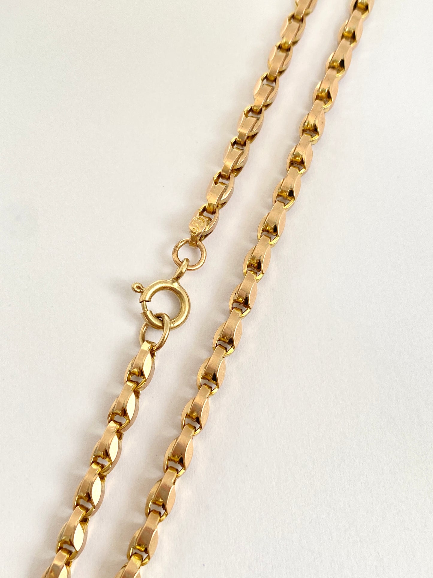 SECOND PAYMENT 9ct Gold, Antique Biker Chain and Paperclip chain