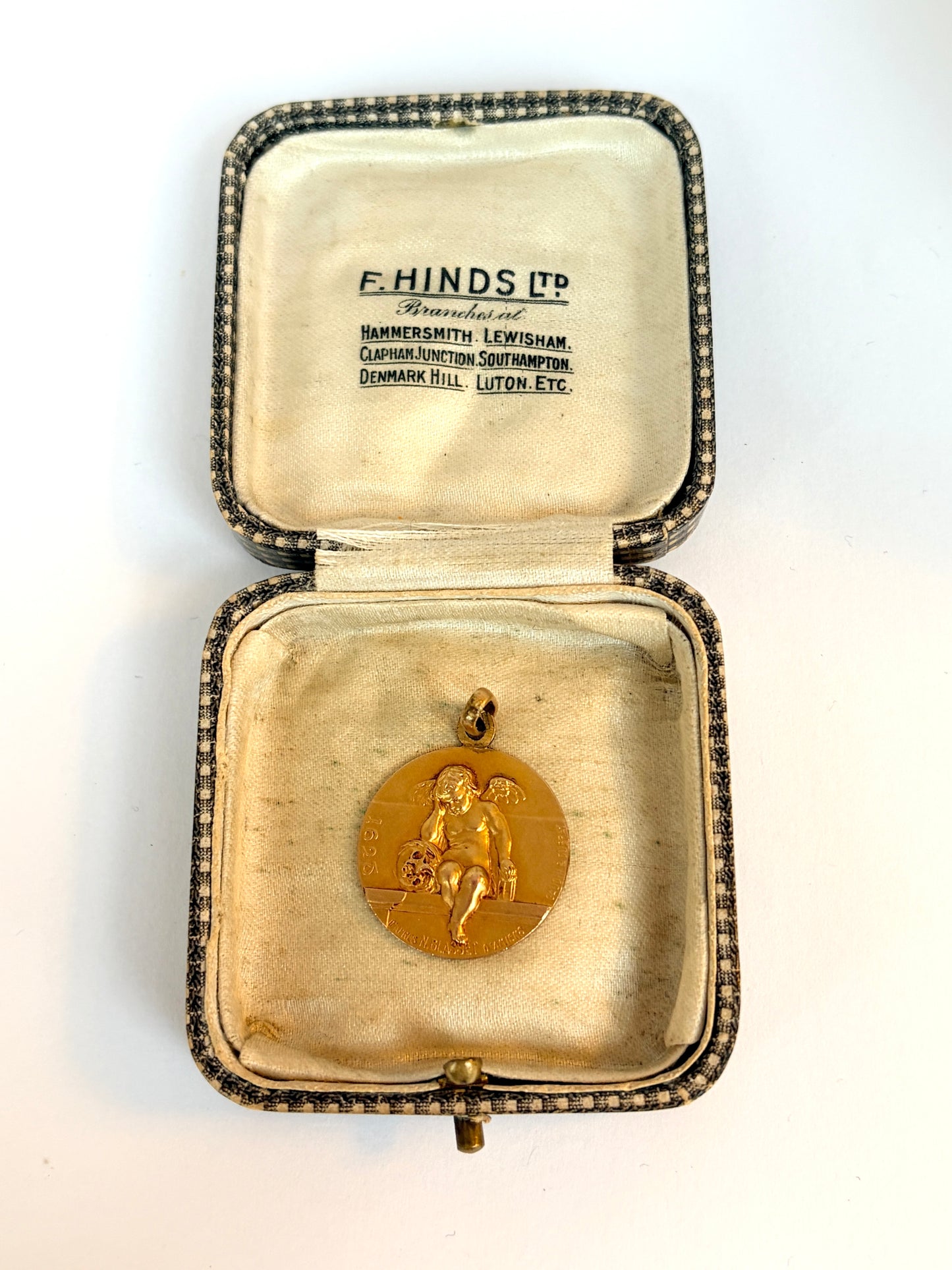 French, FIXE, Weeping Angel of Amiens Pendant / Charm