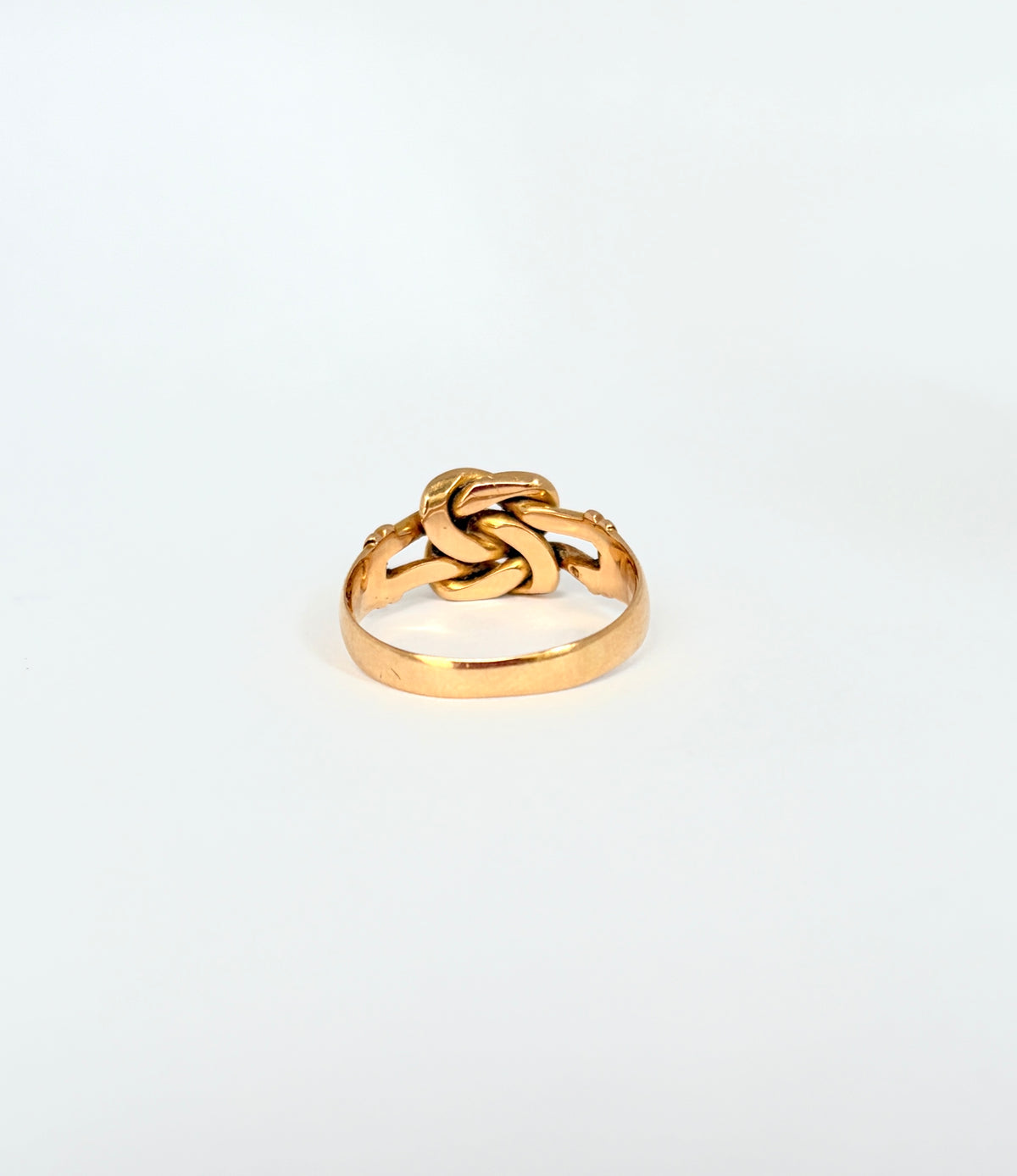 Antique, 18ct Gold Lovers Knot Ring, 4.13g