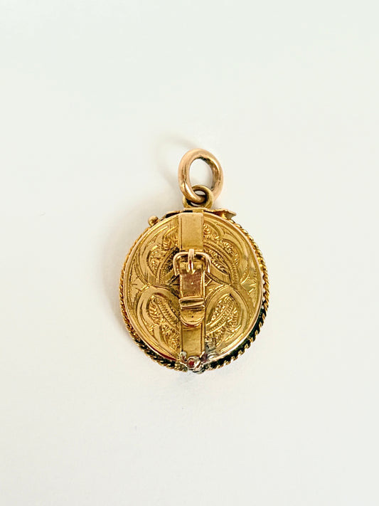 Unusual, Victorian 15ct Gold Opening Locket / Pendant