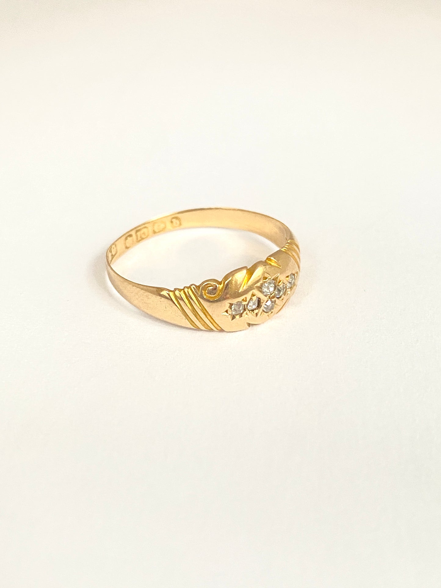 Victorian Diamond Cluster Ring