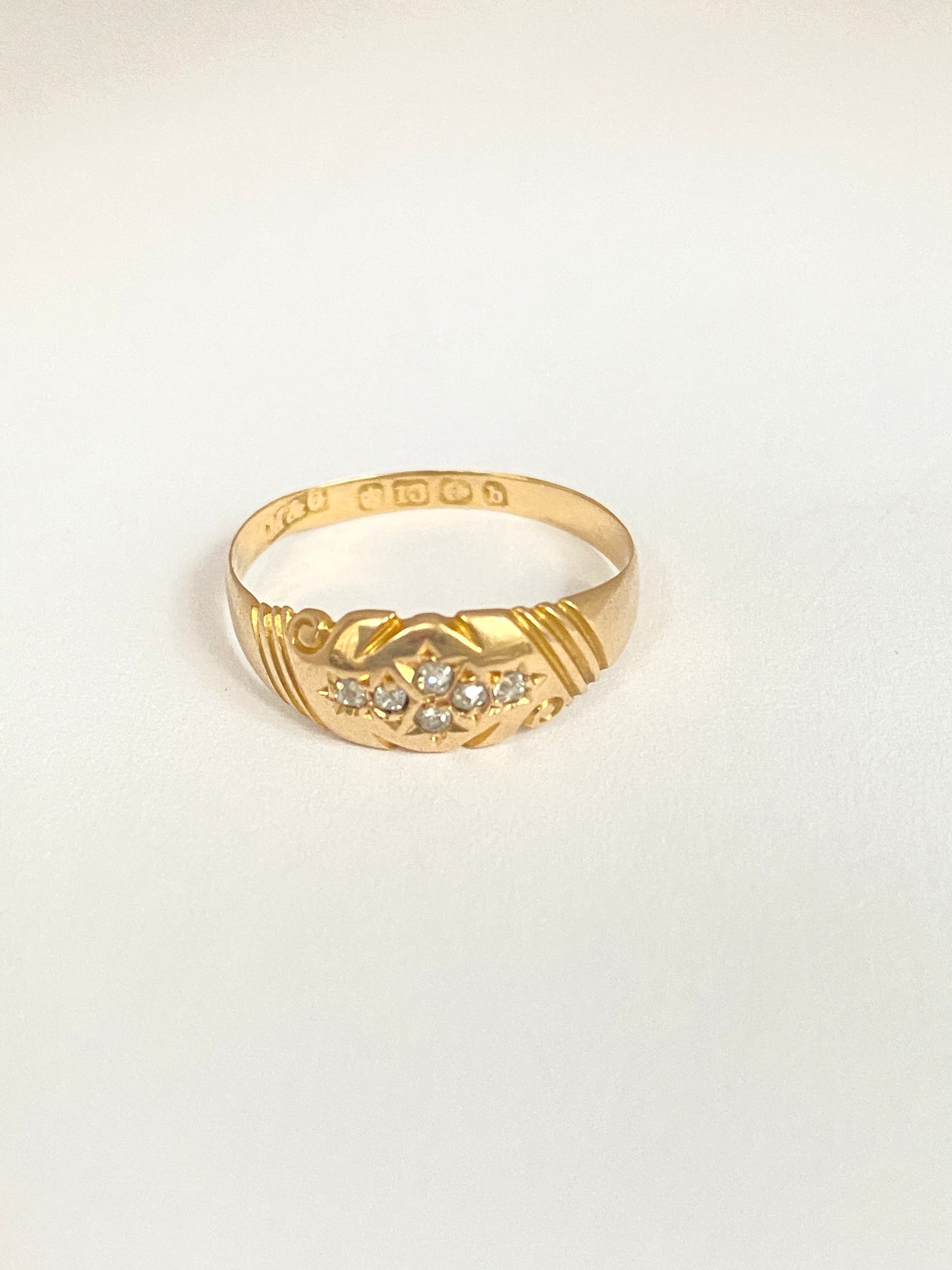 Victorian Diamond Cluster Ring